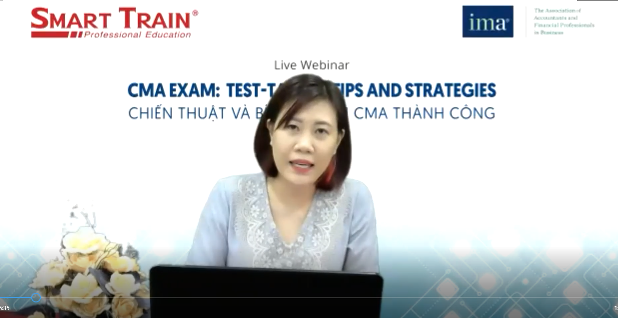 Smart Train - IMA _ Buổi chia sẻ CMA exam tips