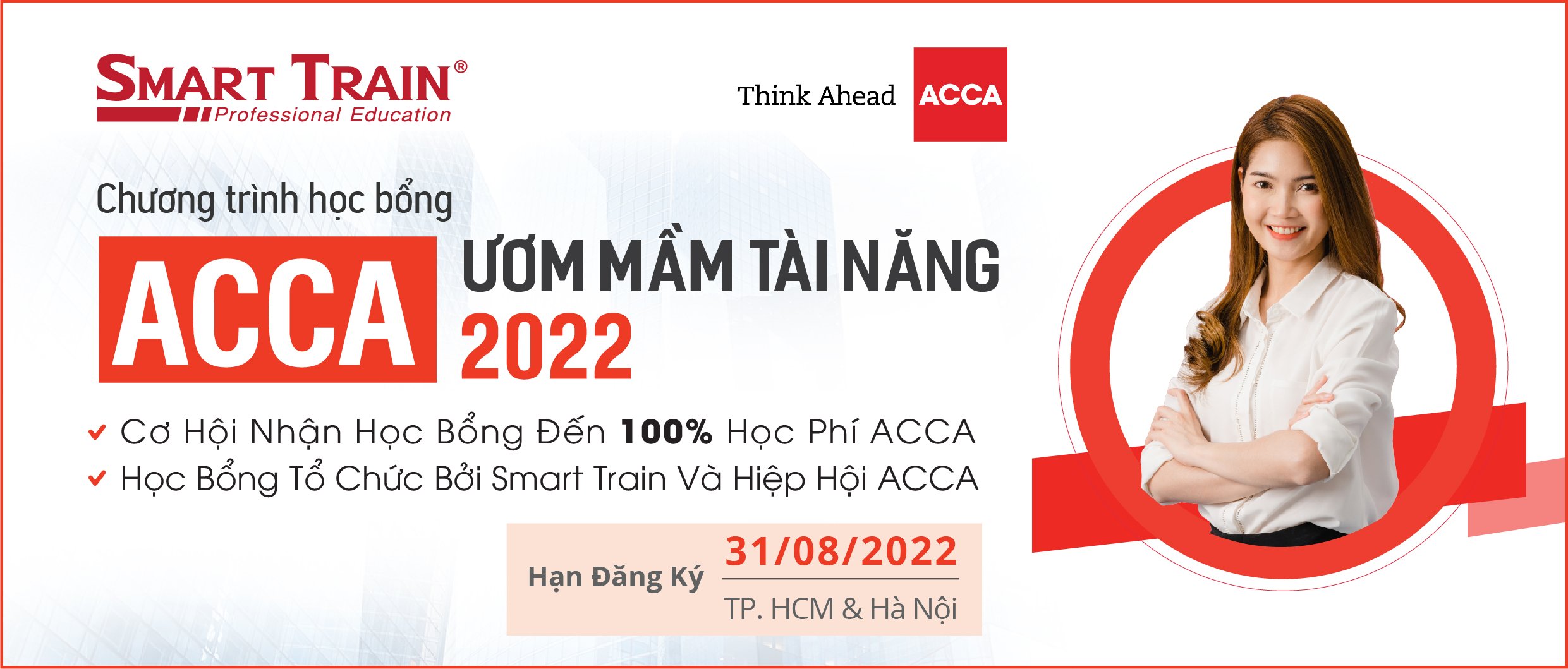 học bổng ACCA ươm mầm tài năng Smart Train 2022