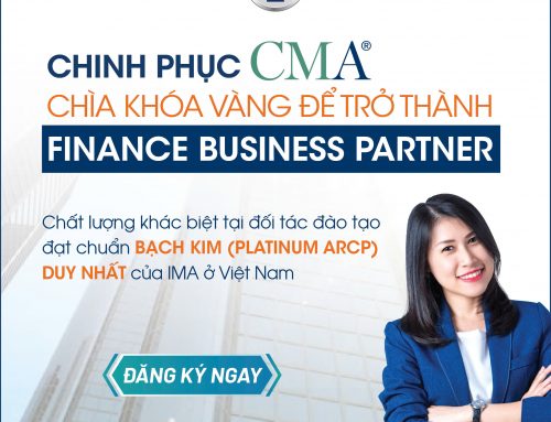 Sở hữu CMA – chìa khóa vàng trở thành Finance Business Partner [KG: 19/10/2024]