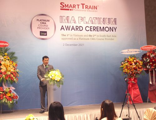 [Thời báo Ngân hàng] Smart Train vừa nhận danh hiệu đạt chuẩn chất lượng Bạch kim (Platinum CMA Course Provider) của Hiệp hội IMA