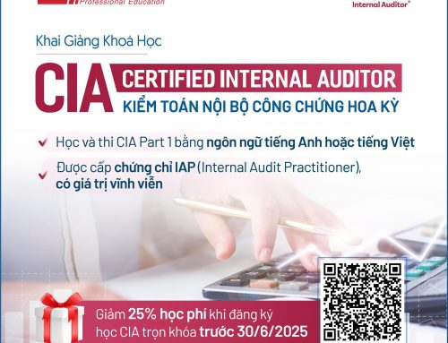 Lần đầu tiên chứng chỉ CIA (Part I) được học và thi bằng tiếng Việt [KG: 5/72025]
