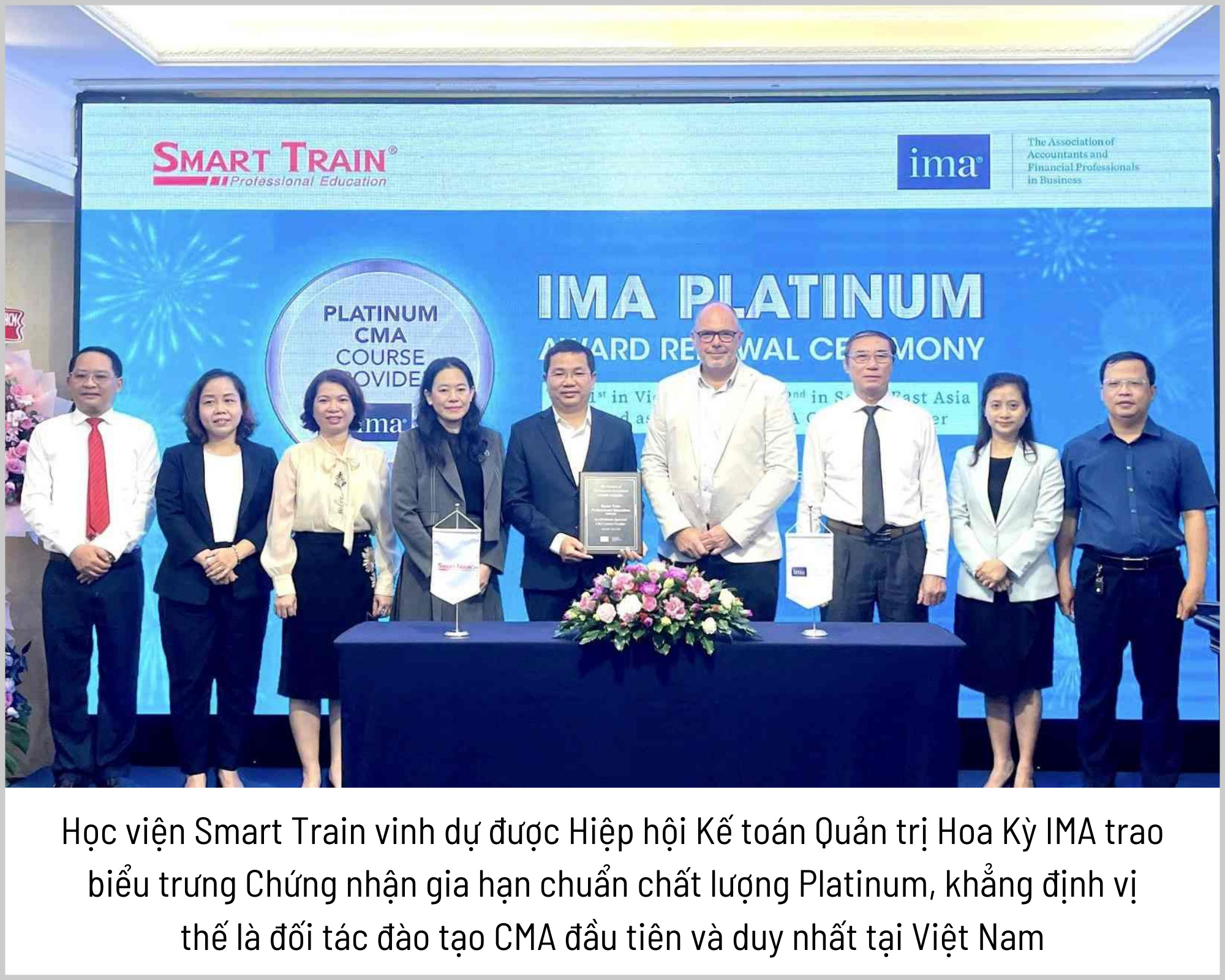 học CMA tại trung tâm đạt chuẩn Platinum