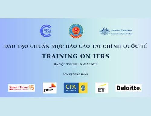 Đào tạo miễn phí chuẩn mực BCTC IFRS [Bộ Tài chính, Smart Train, AASB, VCCA, CPAA, Deloitte, EY & PwC, 18 – 23/10/2024, Hybrid]