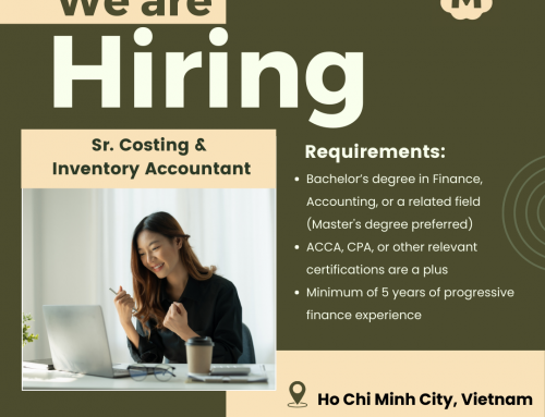 Marou – Faiseurs de Chocolat tuyển dụng Sr. Costing & Inventory Accountant, ưu tiên ứng viên sở hữu ACCA  [Hạn đăng ký: 10/01/2025]