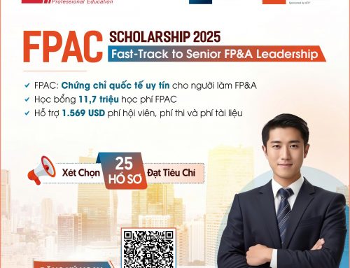 Cơ hội học bổng FPAC – chứng chỉ quốc tế về Lập kế hoạch và Phân tích tài chính (FP&A) – Hạn đăng ký 24/11/2025