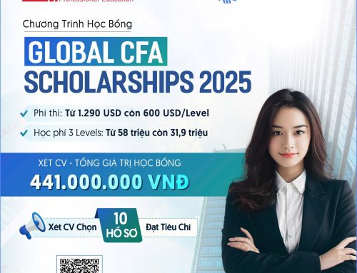 Global CFA Scholarships 2025 – Xét CV, tổng giá trị 441 triệu đồng | Chỉ 10 suất [Hạn ĐK: 25/6]
