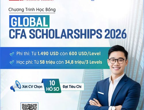 “GLOBAL CFA SCHOLARSHIP 2026” từ CFA Institute & Smart Train Academy – Giảm đến 60% phí thi và học phí CFA | Hạn: 28/4/2026