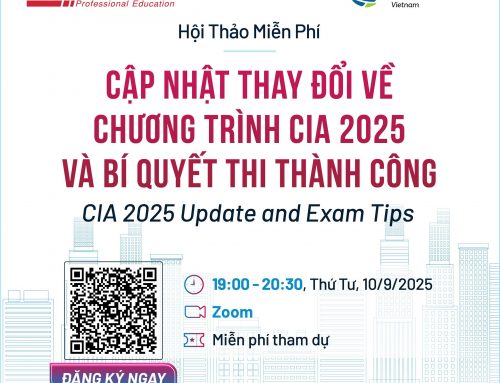 Cập nhật thay đổi chương trình CIA 2025 & bí quyết thi thành công [Smart Train & IIA VN, 19h 10/9/2025]