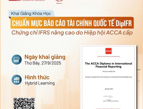 Khai giảng DipIFR – chứng chỉ IFRS nâng cao từ Hiệp hội ACCA [KG: 27/9/2025]