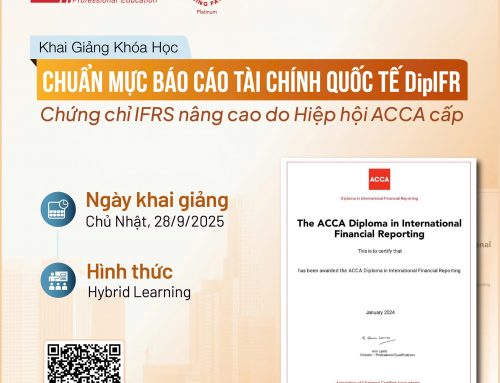 Khai giảng DipIFR – chứng chỉ IFRS nâng cao từ Hiệp hội ACCA [KG: 28/9/2025]
