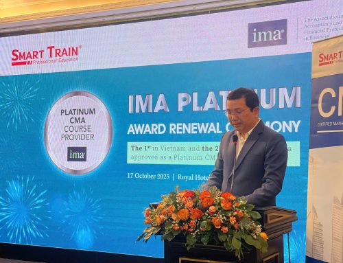 [Thời Báo Ngân Hàng] Smart Train Academy 4 năm liên tiếp đạt chuẩn chất lượng đào tạo kế toán quản trị cao nhất