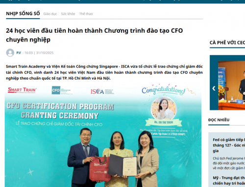 [Thời Báo Ngân Hàng] 24 học viên đầu tiên hoàn thành Chương trình đào tạo CFO chuyên nghiệp