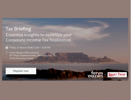 [Cập nhật Thuế] Các yếu tố then chốt để quyết toán thuế TNDN hiệu quả | 14h30–16h30, 27/3 tại HN