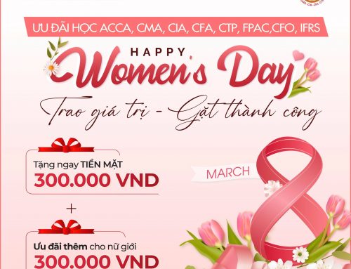 Ưu đãi 8/3: Giảm đến 40% học phí & tặng ngay 600K dành cho PHÁI NỮ