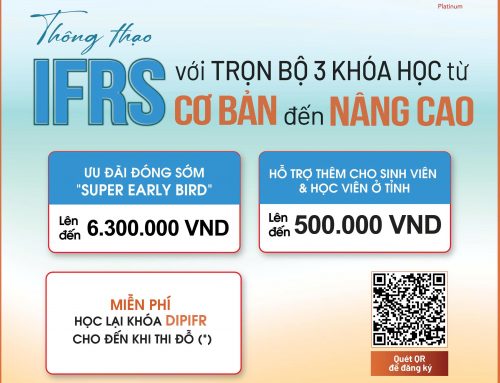 Đừng bỏ lỡ ưu đãi IFRS lớn nhất Hè này: tặng tài khoản thi CertIFR, giảm đến 6,3tr VNĐ trước 25/05/2026