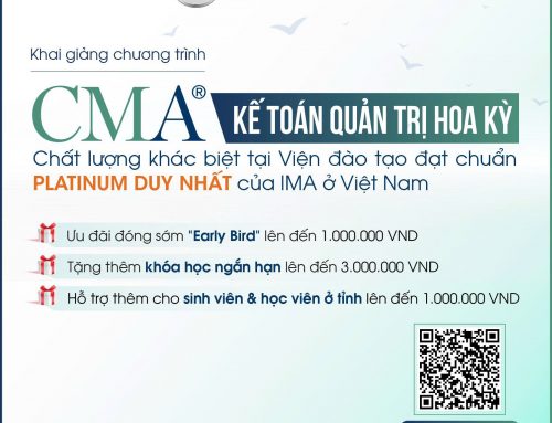 Chương trình CMA khai giảng 23/5 – Cơ hội cuối cùng nhận ưu đãi Early Bird