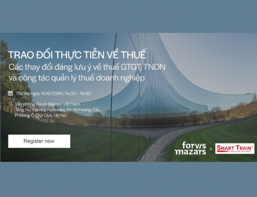[Buổi cập nhật Thuế] Các thay đổi đáng lưu ý về thuế GTGT, TNDN và quản lý thuế doanh nghiệp | 14h30–16h30, 16/6/2026