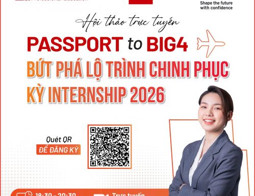 [Webinar] Passport To Big4: Bứt phá lộ trình chinh phục kỳ Internship 2026