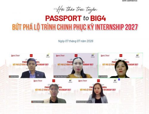 Smart Train Academy phối hợp cùng Hiệp hội ACCA và EY Việt Nam tổ chức hội thảo “Passport To Big4: Bứt phá lộ trình chinh phục kỳ Internship 2027” vào ngày 7/7/2026.