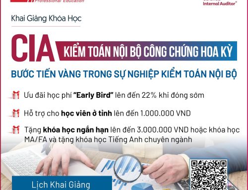 Nâng chuẩn năng lực Kiểm toán nội bộ với chứng chỉ quốc tế CIA | Khai giảng 8/8/2026