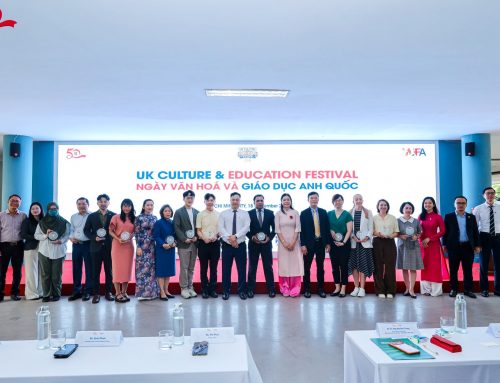 Smart Train Academy tham gia gian hàng tại ngày hội văn hóa và giáo dục Anh Quốc do Trường Đại học Ngân hàng TP. Hồ Chí Minh (HUB) tổ chức