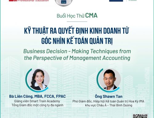 Học thử CMA miễn phí: Kỹ thuật ra quyết định KD từ góc nhìn kế toán quản trị [19h00, 17/9/2026, trực tuyến]