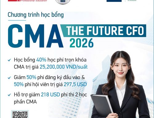 Học bổng 40% học phí “CMA – The Future CFO 2026” từ Smart Train Academy & IMA [Nhận hồ sơ từ: 06/10/2026]